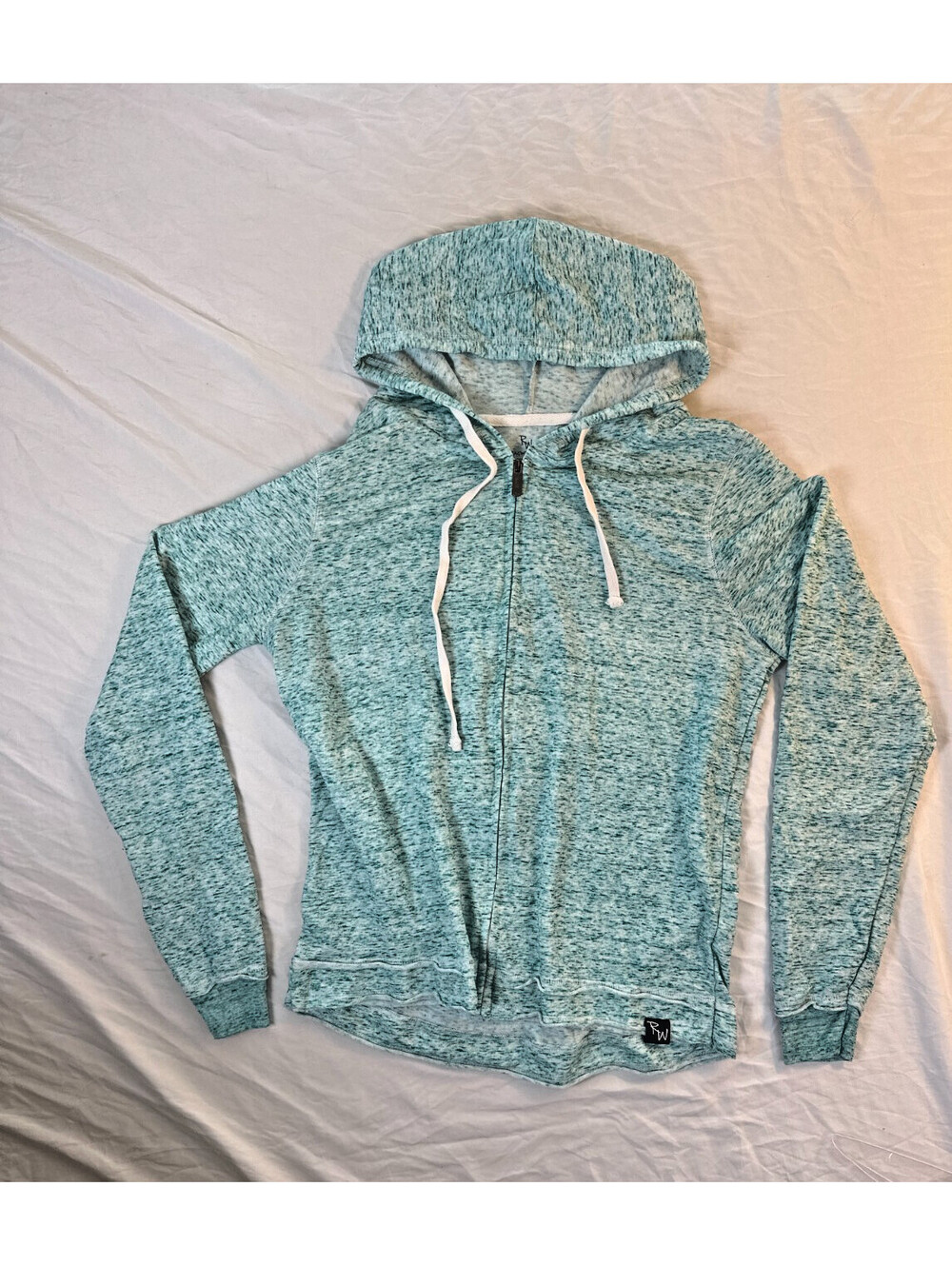 Women's Ragwear USA Full Zip Hoodie Jacket - Blue - Large